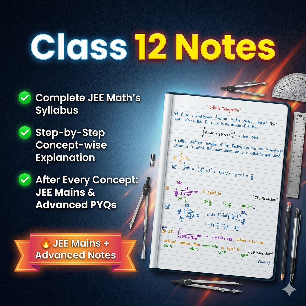 Class 12th Maths Complete Handwritten Notes
