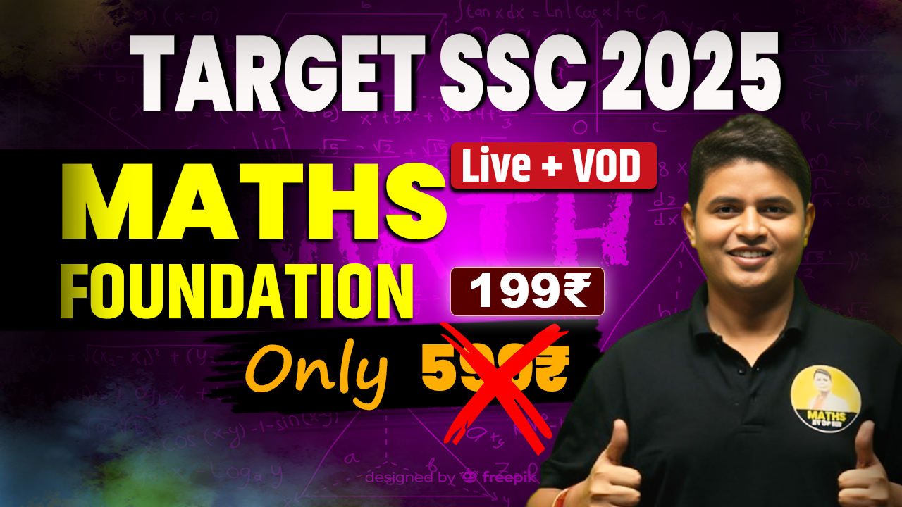 MATHS  FOUNDATION BATCH  (LIVE + VOD) 