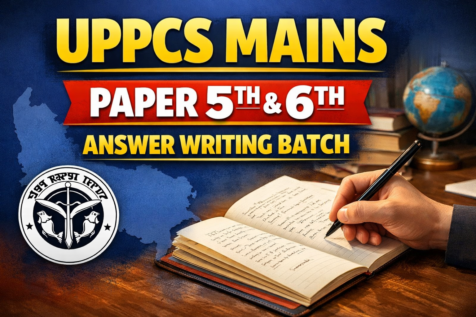 UPPCS Mains Paper 5th & 6th Answer Writing Batch (From 26 January)