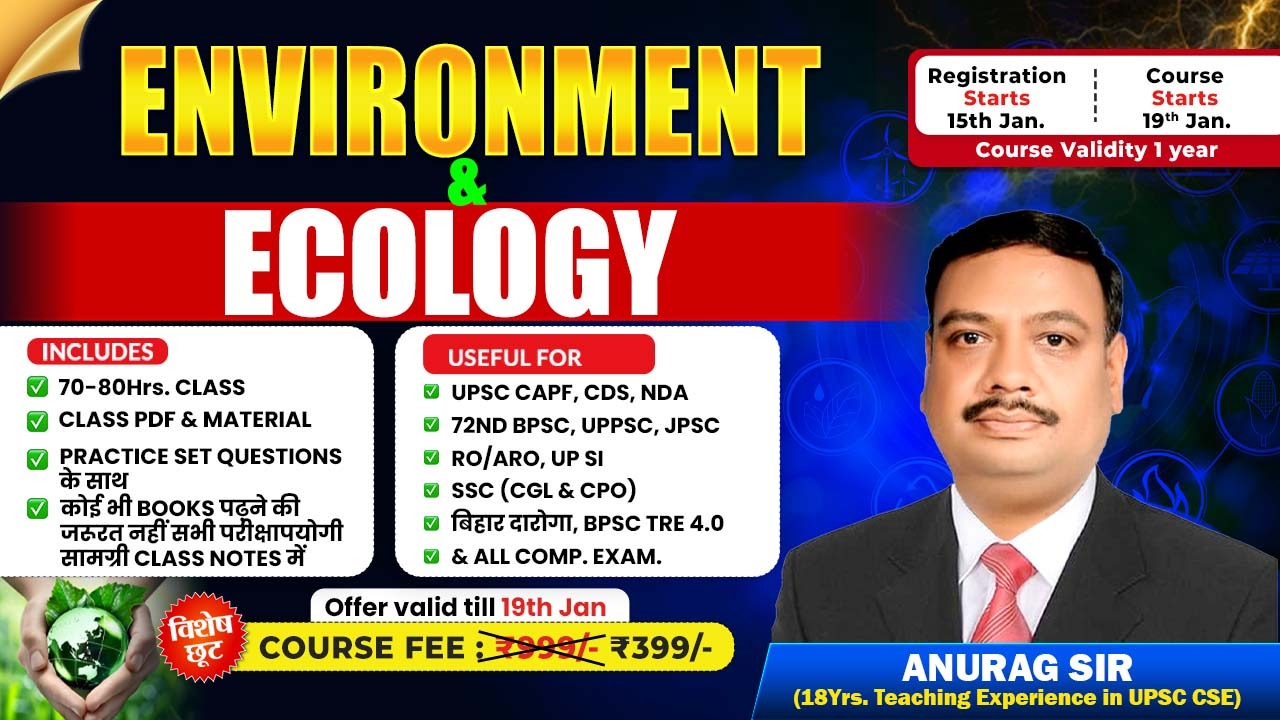 Environment & Ecology Special (Hindi/English)