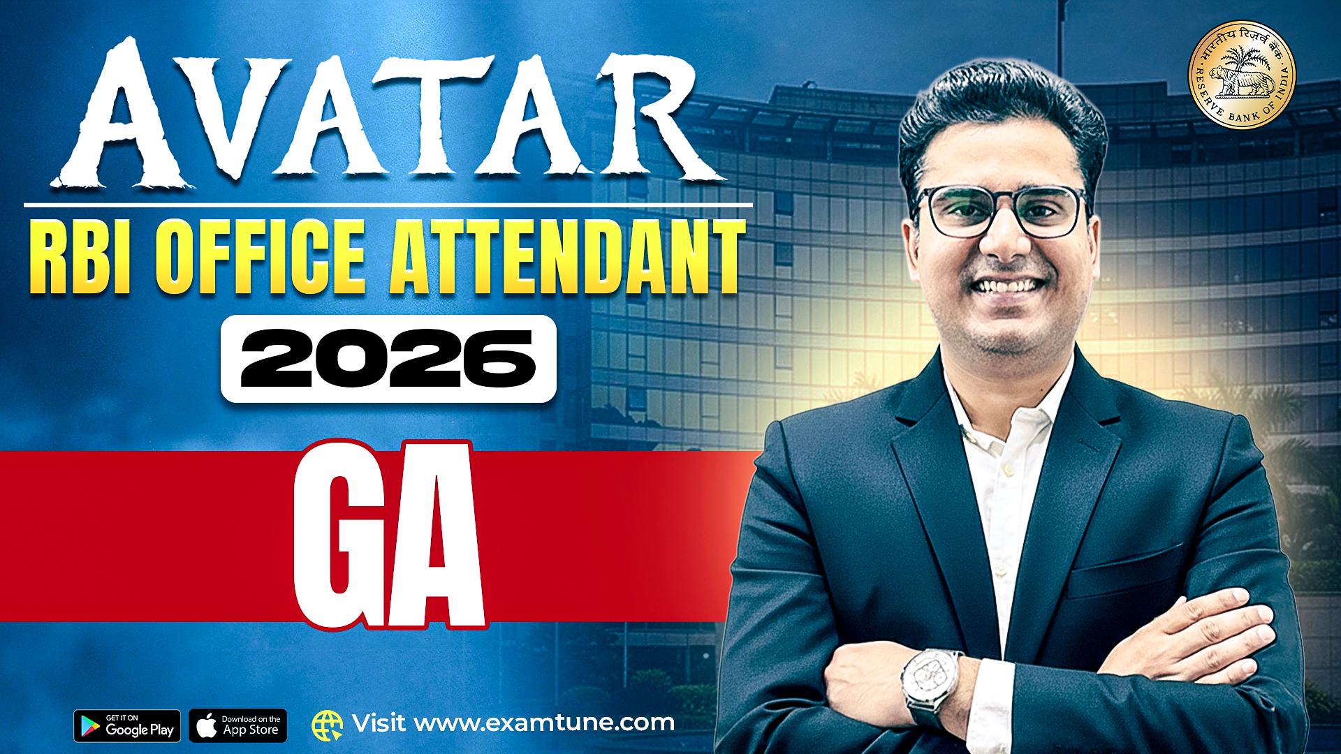 Avatar Batch | RBI Office Attendant 2026 | General Awareness Complete Batch