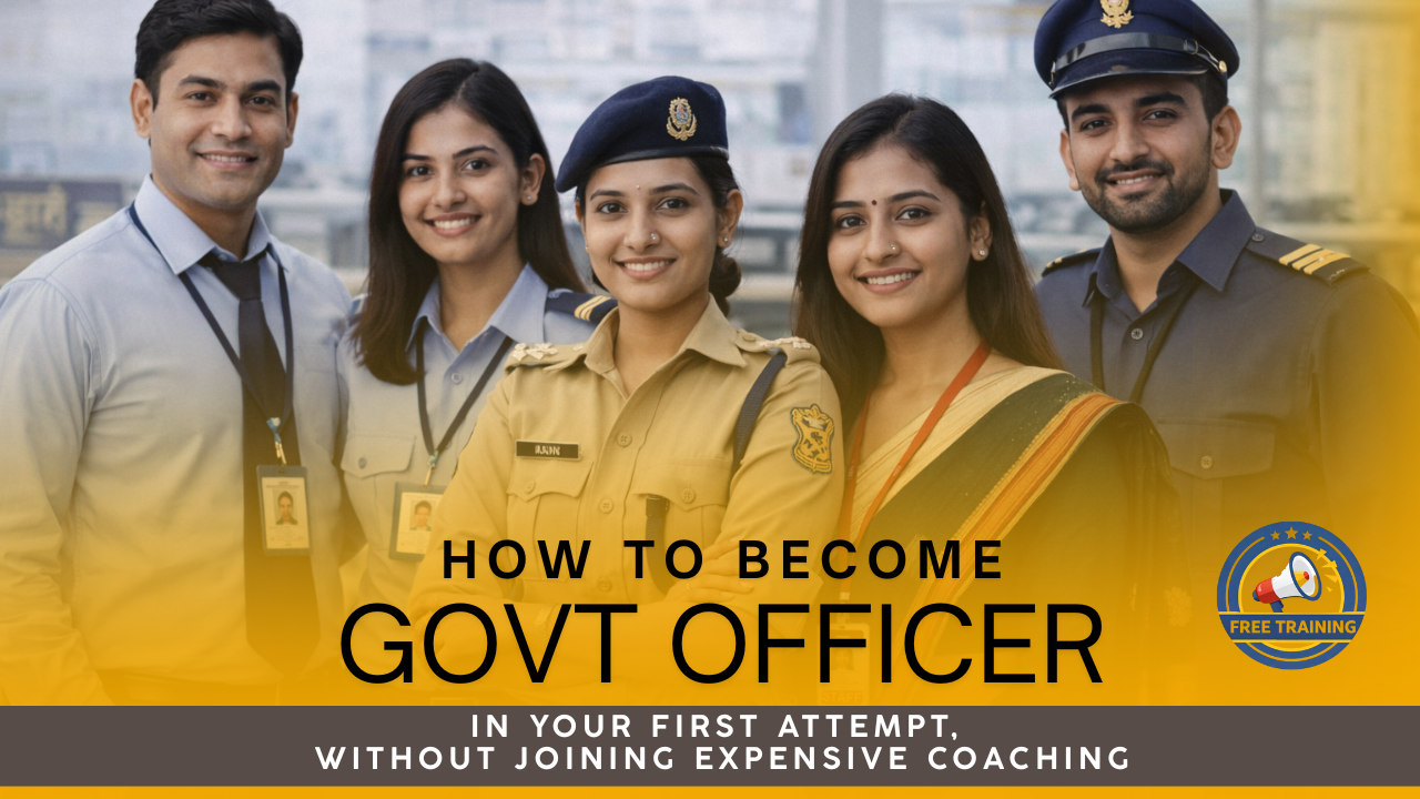 How to become a Govt Officer ( FREE Webinar )