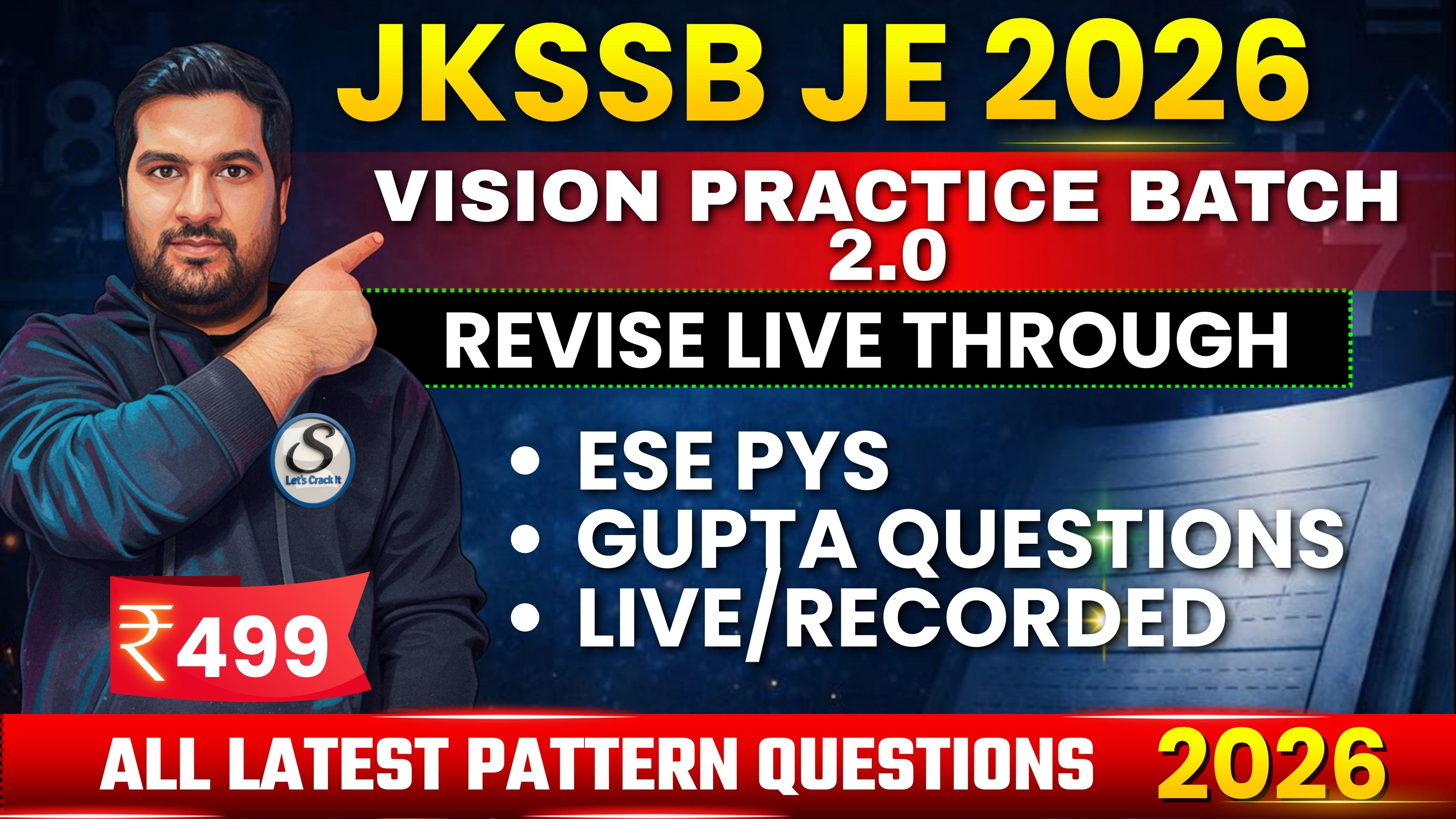 JKSSB JE CIVIL- Vision Practice Batch 2.O