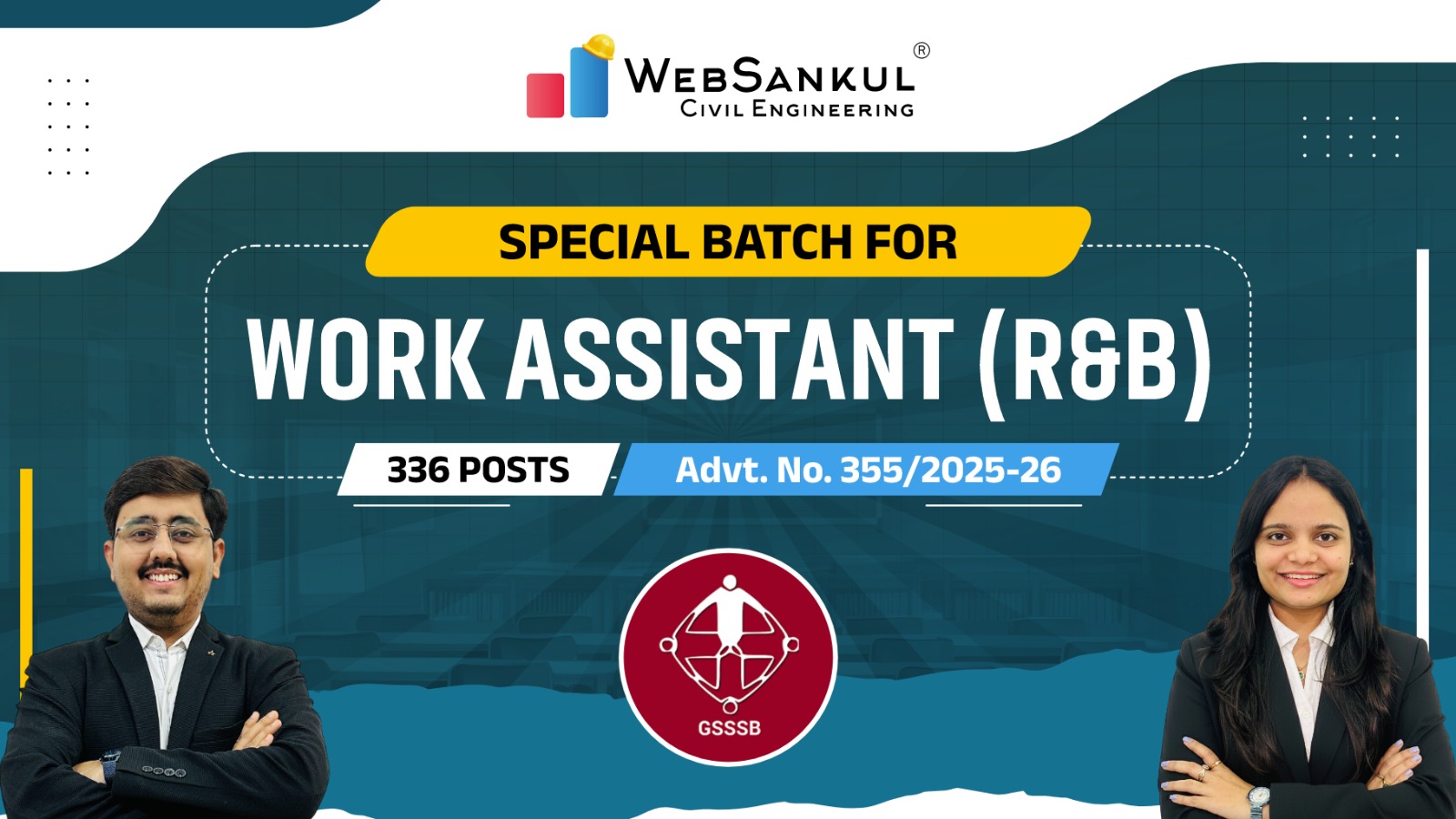 Special Batch for   GSSSB - WORK ASSISTANT 