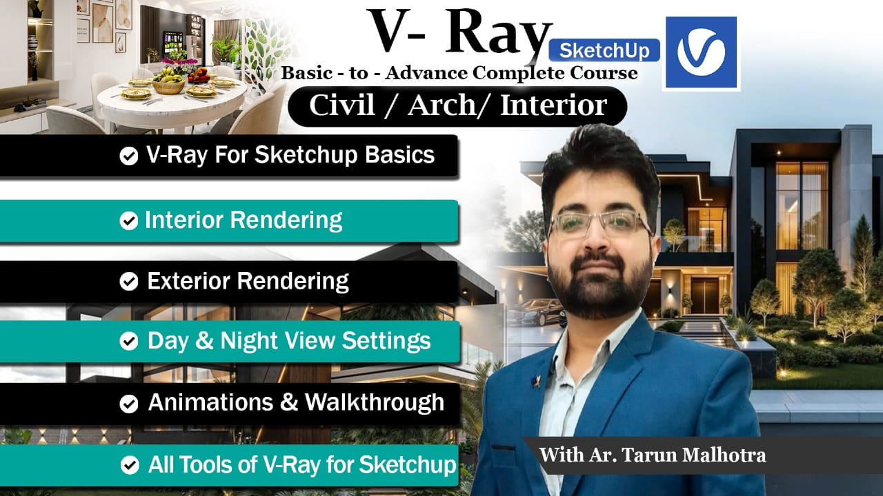 V-Ray For Sketchup Complete Course