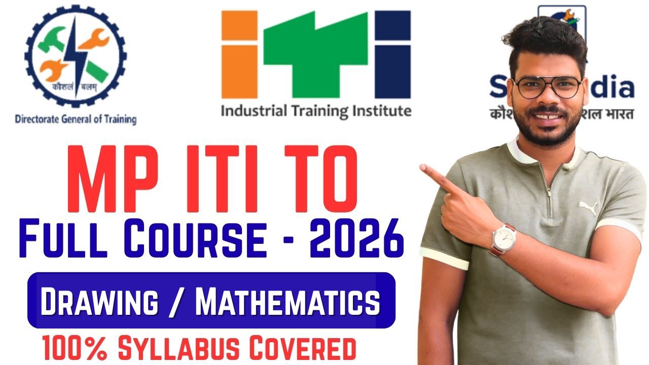 Engineering Drawing / Mathematics MP ITI TO Full Course 2026 | ✅ 100% Syllabus Covered |