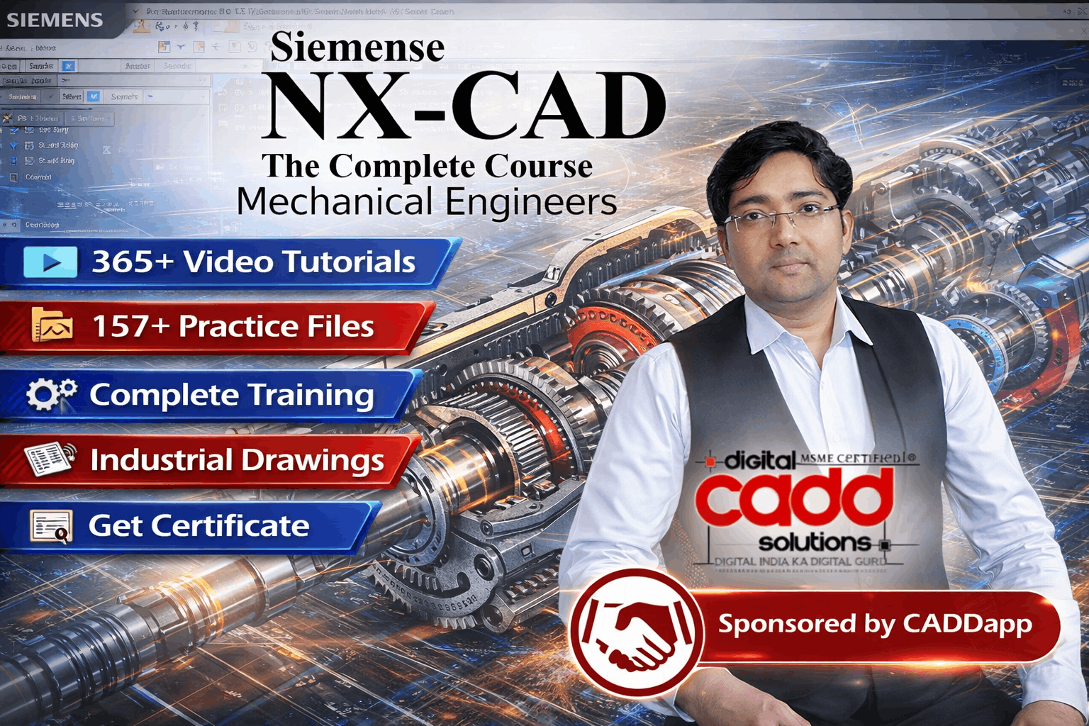 Siemens NX-CAD Full Premium Course