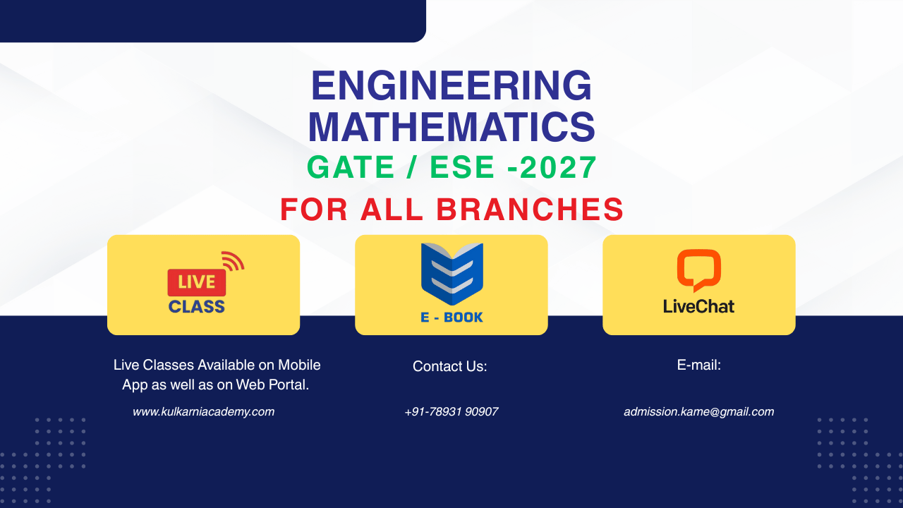 Engineeing Mathematics for All Branches_GATE / ESE 2027