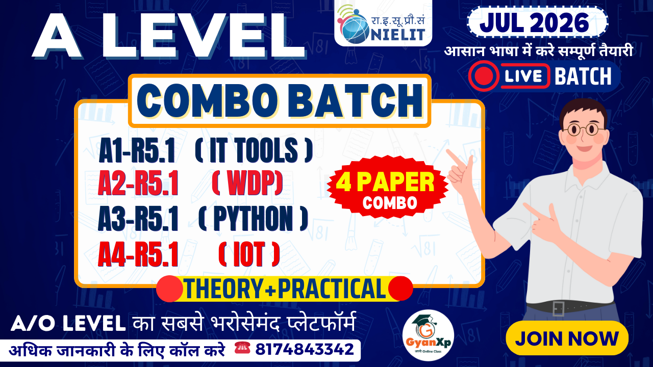 A LEVEL LIVE Combo Pack (4 Paper) (A1-R5.1 A2-R5.1 A3-R5.1 & A4-R5.1) JUL 2026