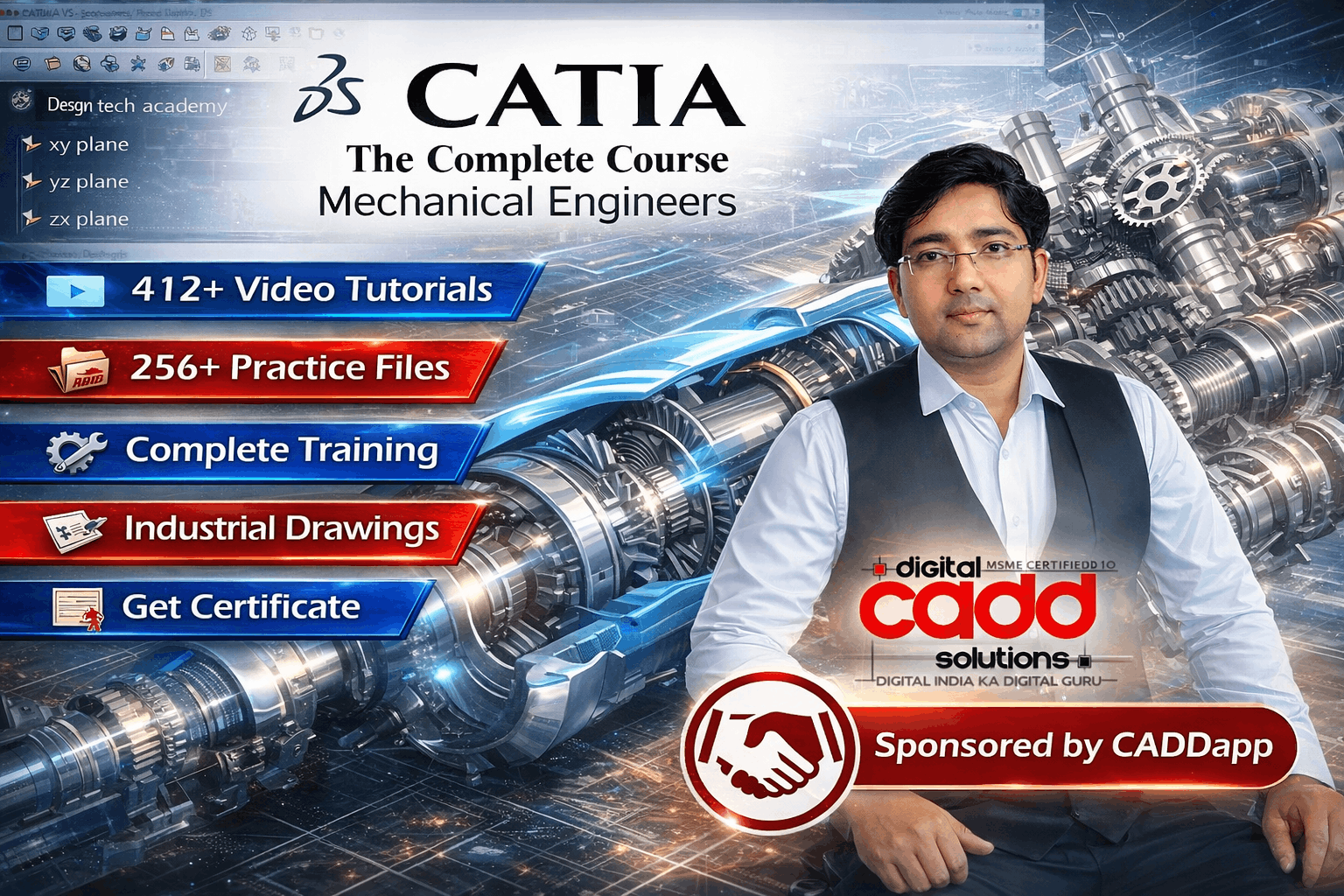 CATIA V5 Beginner To Expert Level Training