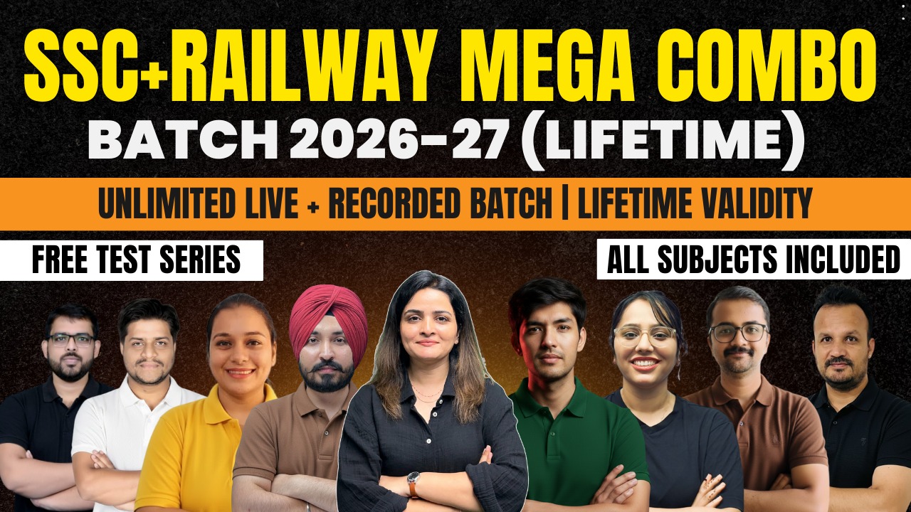 SSC + Railway Mega Combo Batch 2026-27 (LIFETIME)