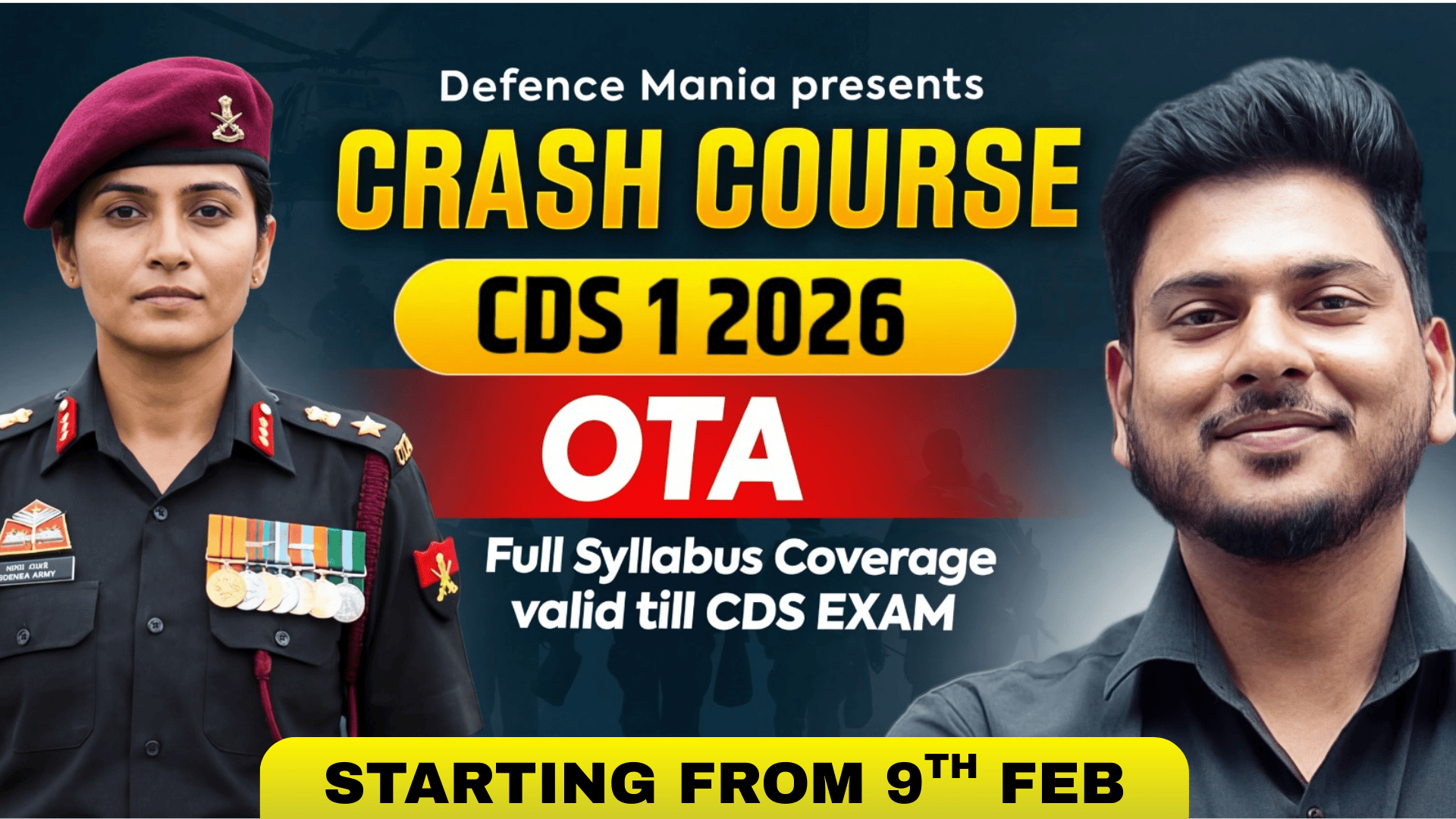 CDS 1 2026 Crash Course for OTA