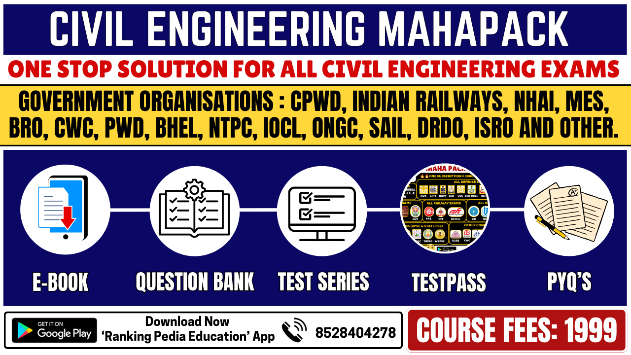 Civil Engineering MahaPack - One Stop Solution for all Central Government Exams
