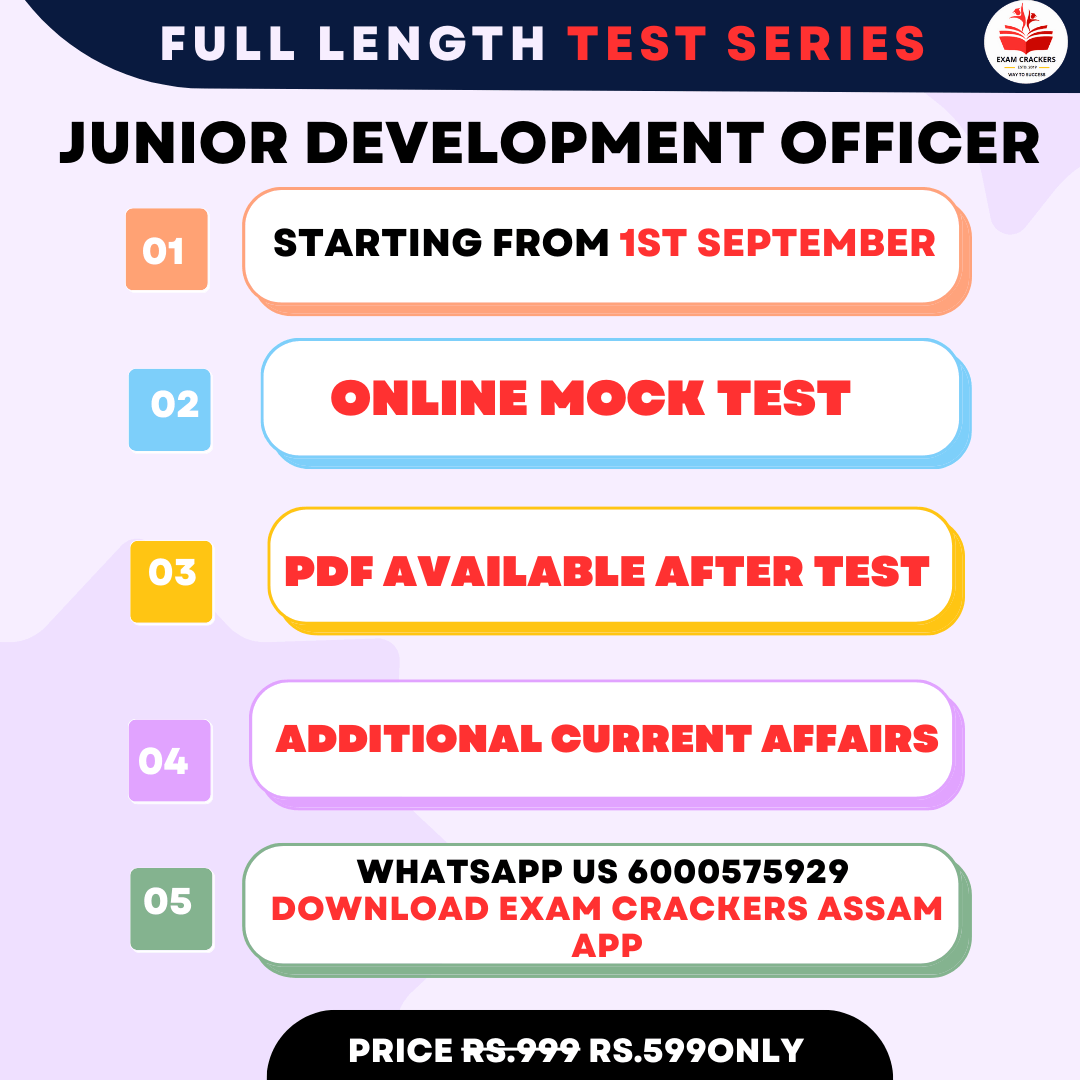 Junior Development Officer Test series