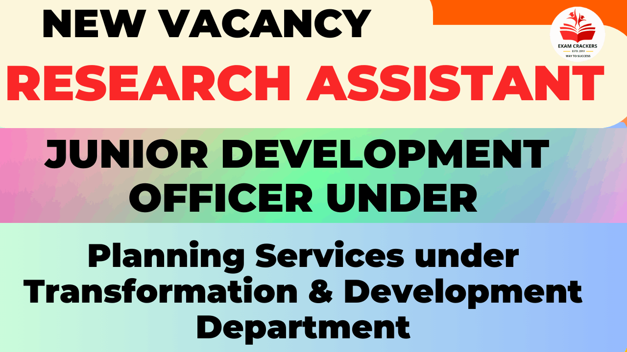 JUNIOR DEVELOPMENT OFFICER (JDO)
