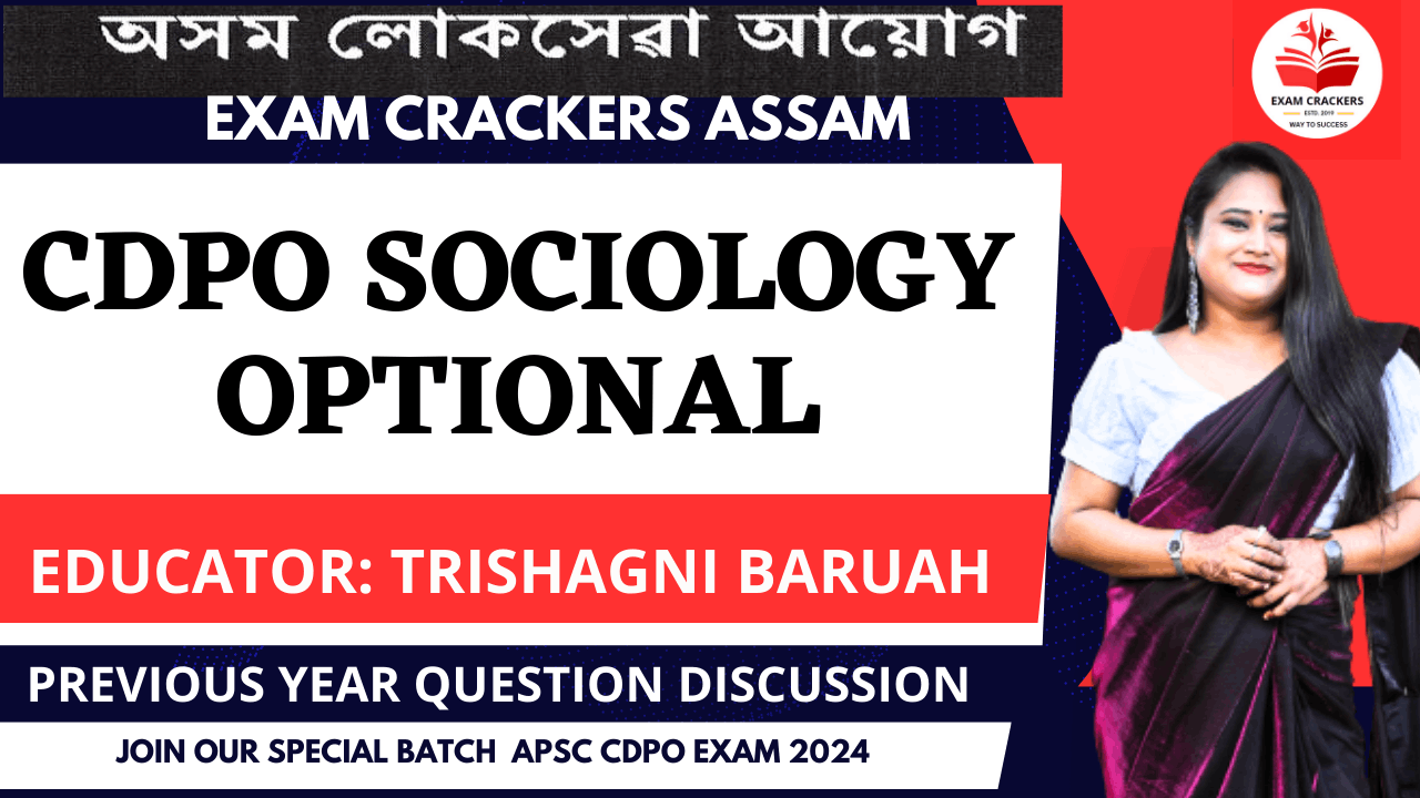 Sociology Optional APSC CDPO
