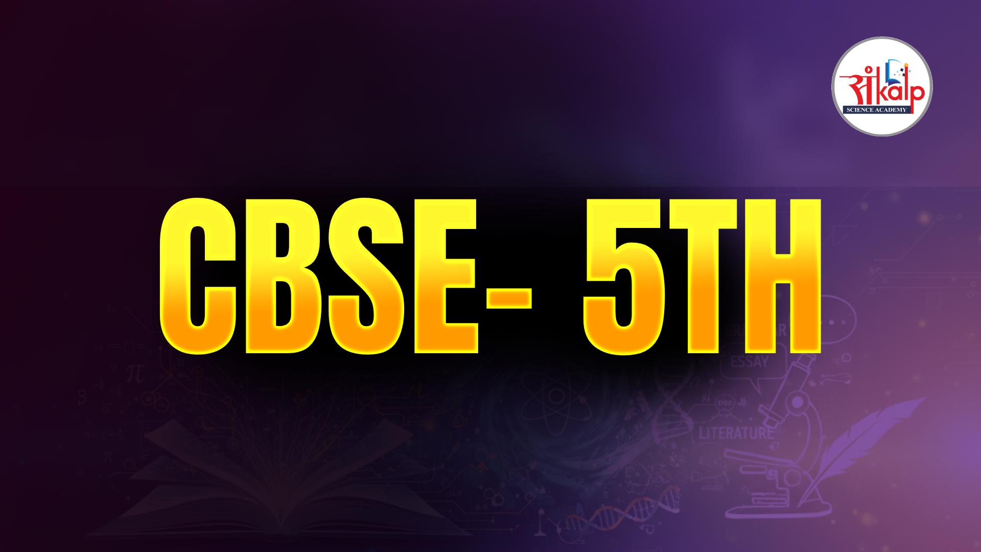 5th  CBSE