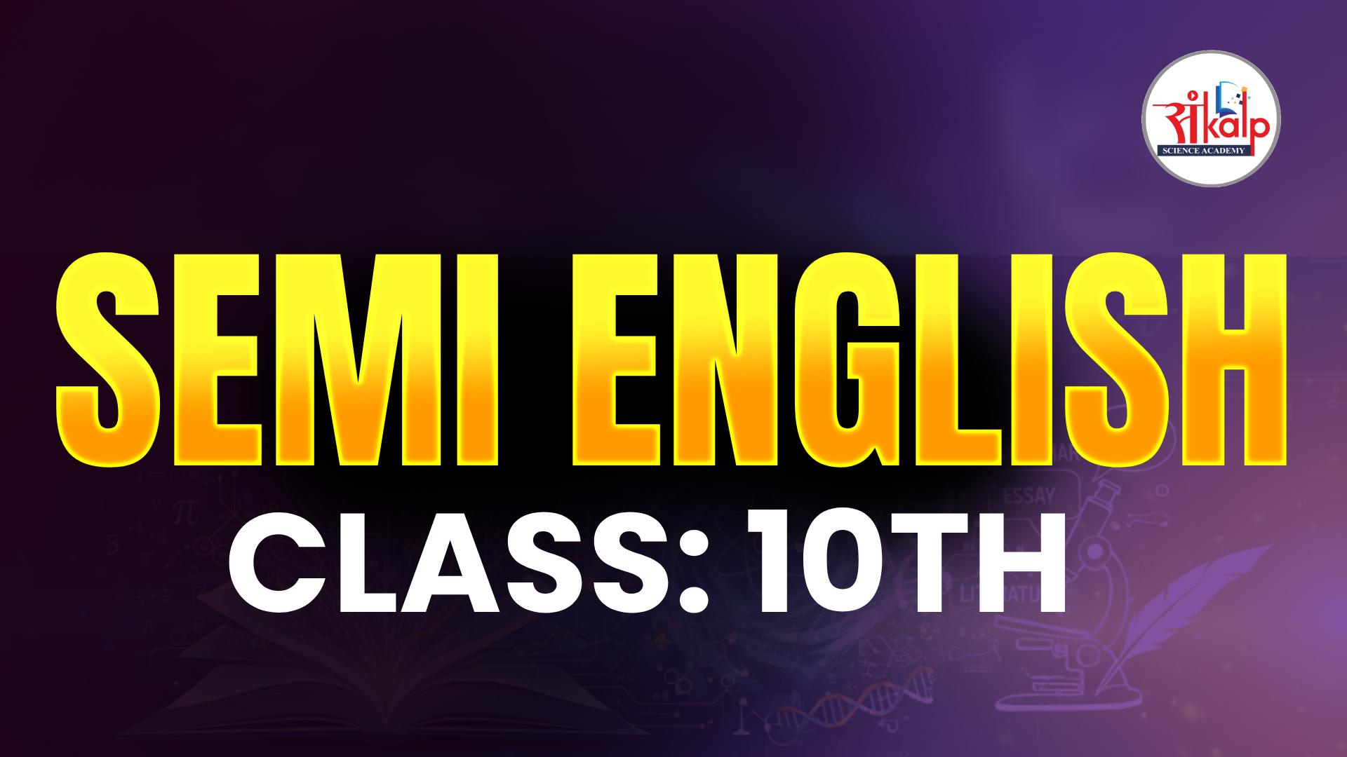 10th Semi English