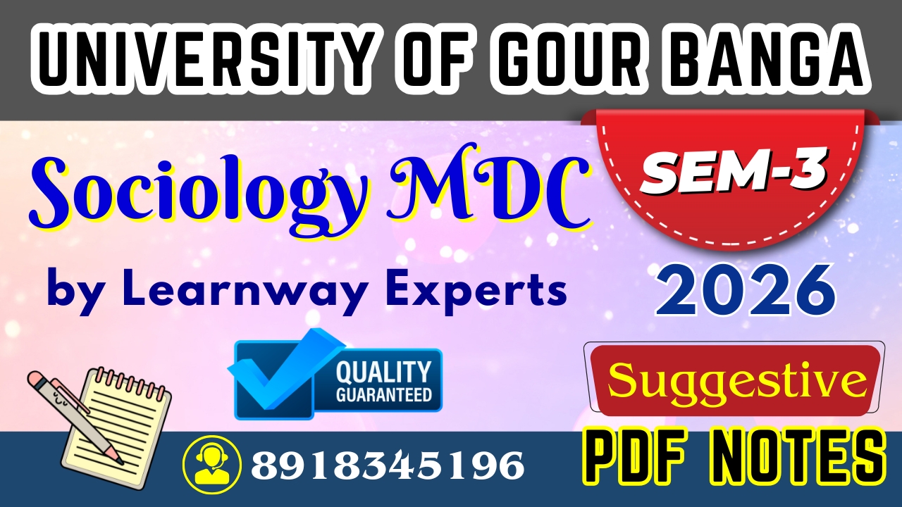 Sem-3 | Sociology MDC