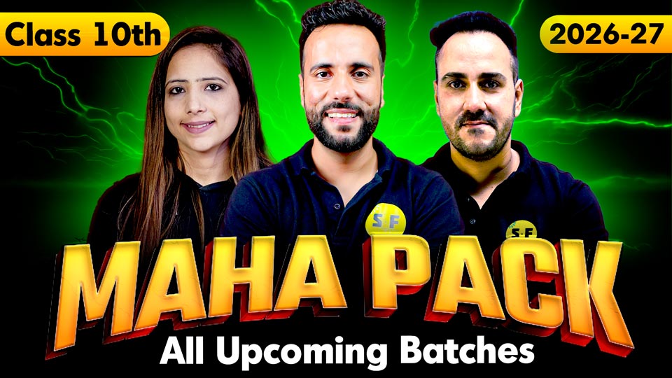 Class 10th (Maha Pack Foundation Batch) 2026-27