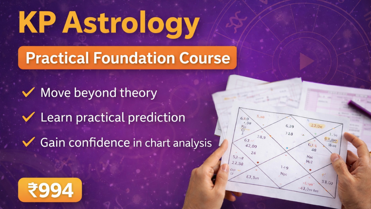 KP Astrology –  Foundation Course
