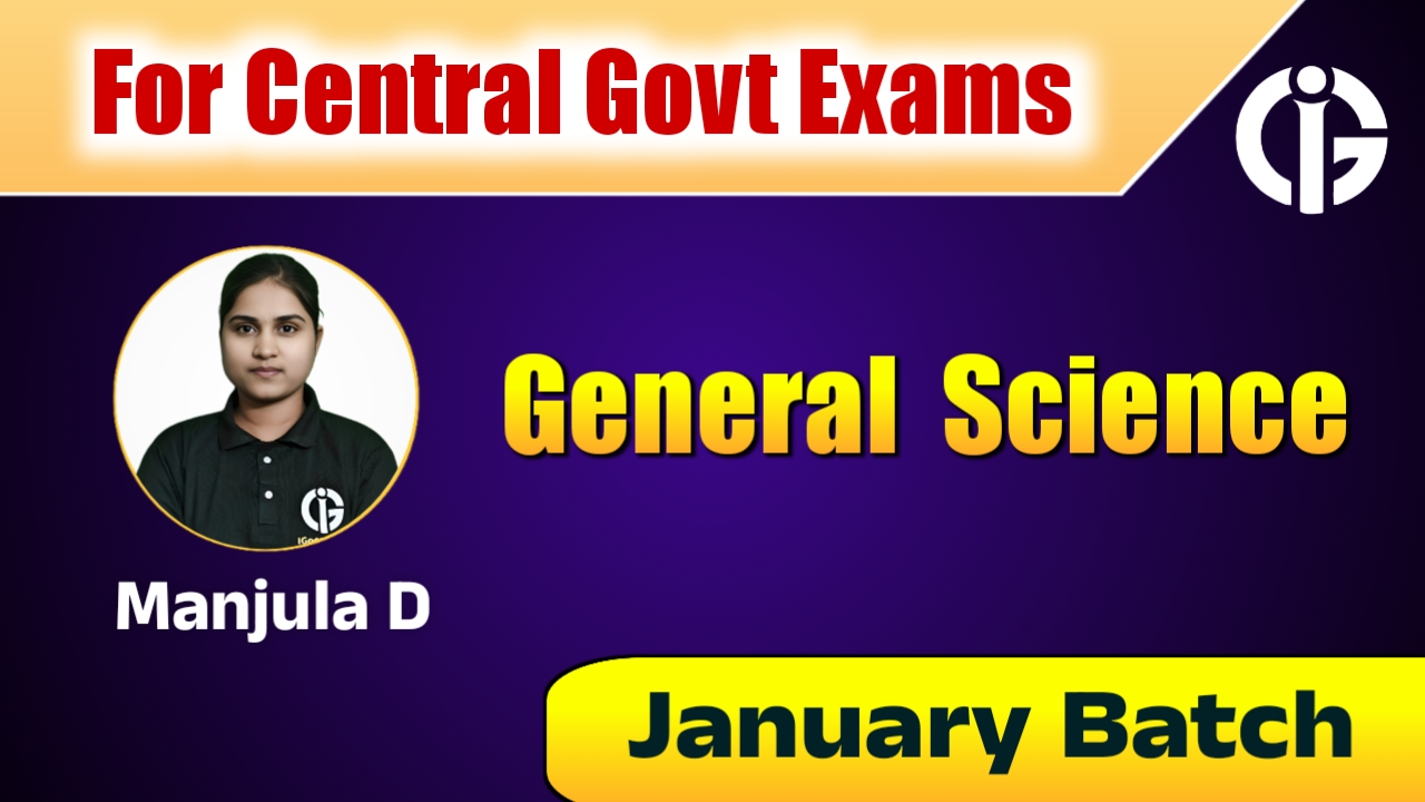 General Science - January Batch