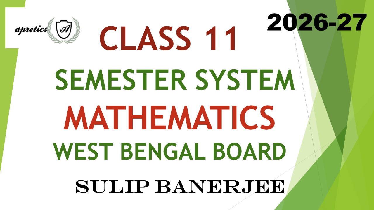 TERGET 2027 CLASS 11 MATHEMATICS WEST BENGAL BOARD