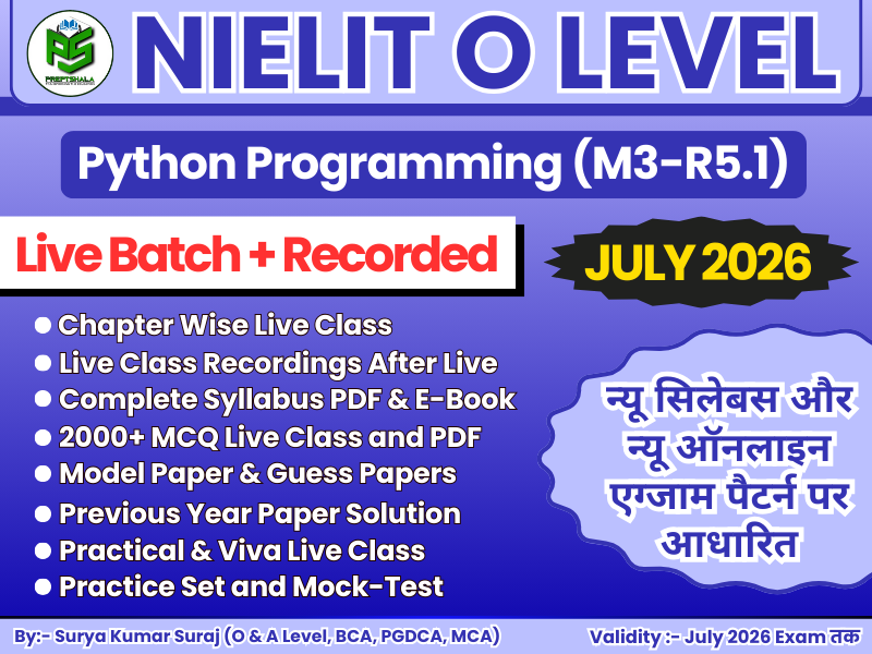 Python Programming (M3-R5.1) July 2026