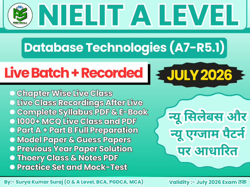 Database Technologies (A7-R5.1) July 2026