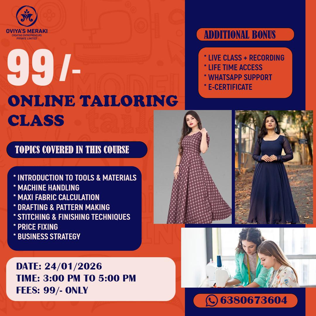99 Live Tailoring Class