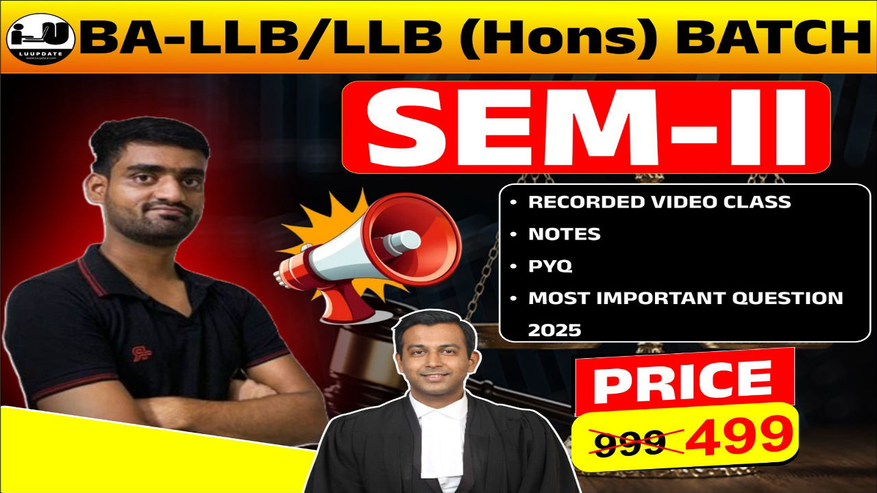 BA LLB SEM II