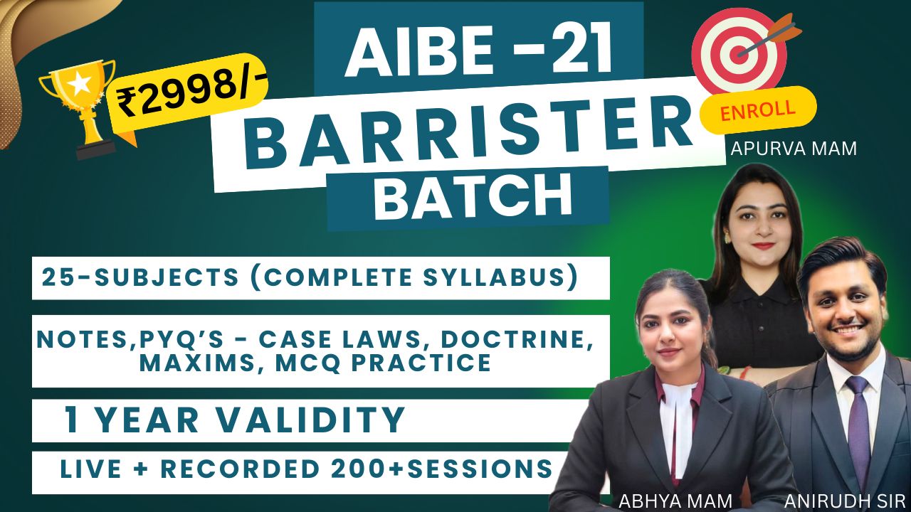 Barrister Batch – AIBE 21