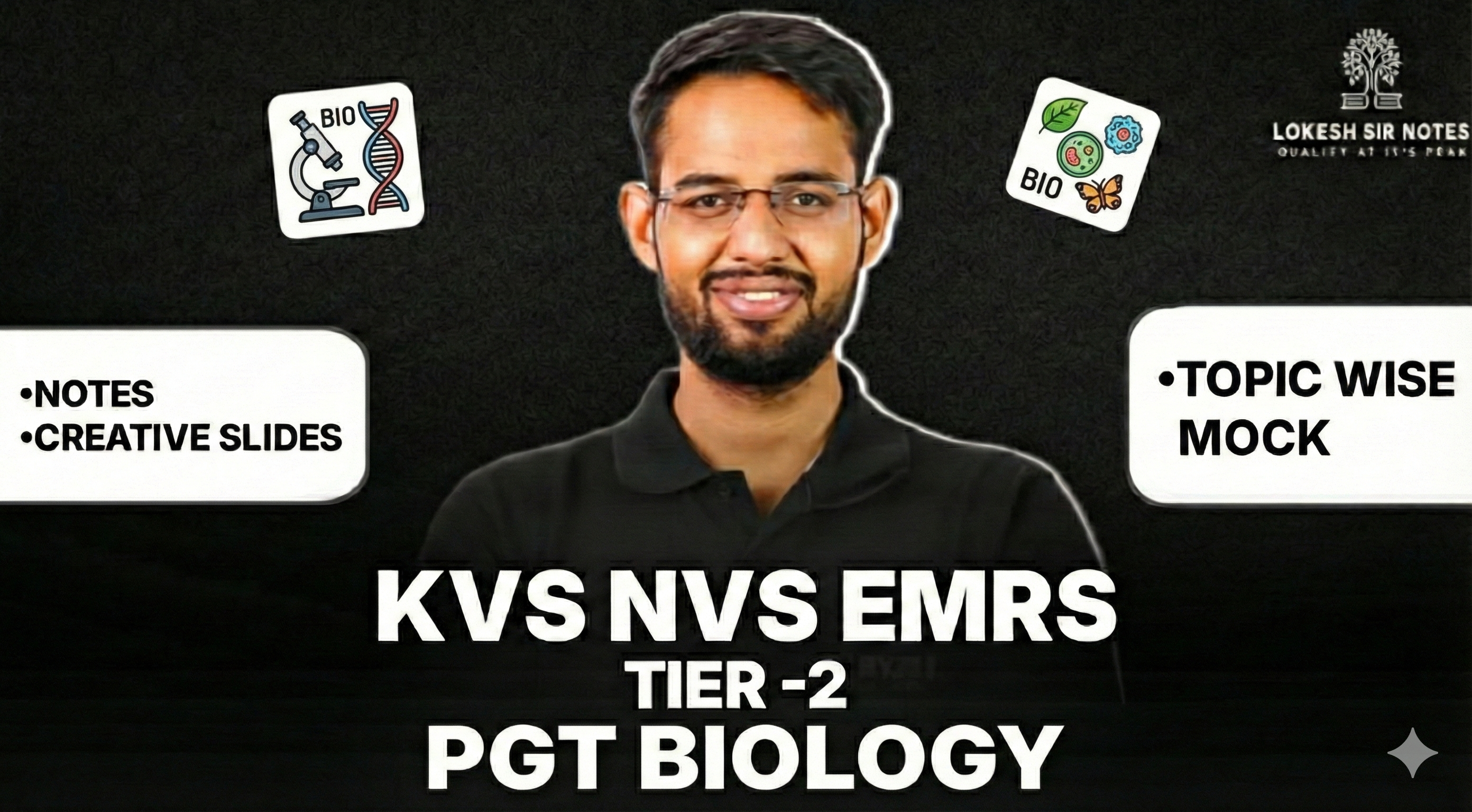 PGT BIOLOGY TIER 2 KVS NVS EMRS