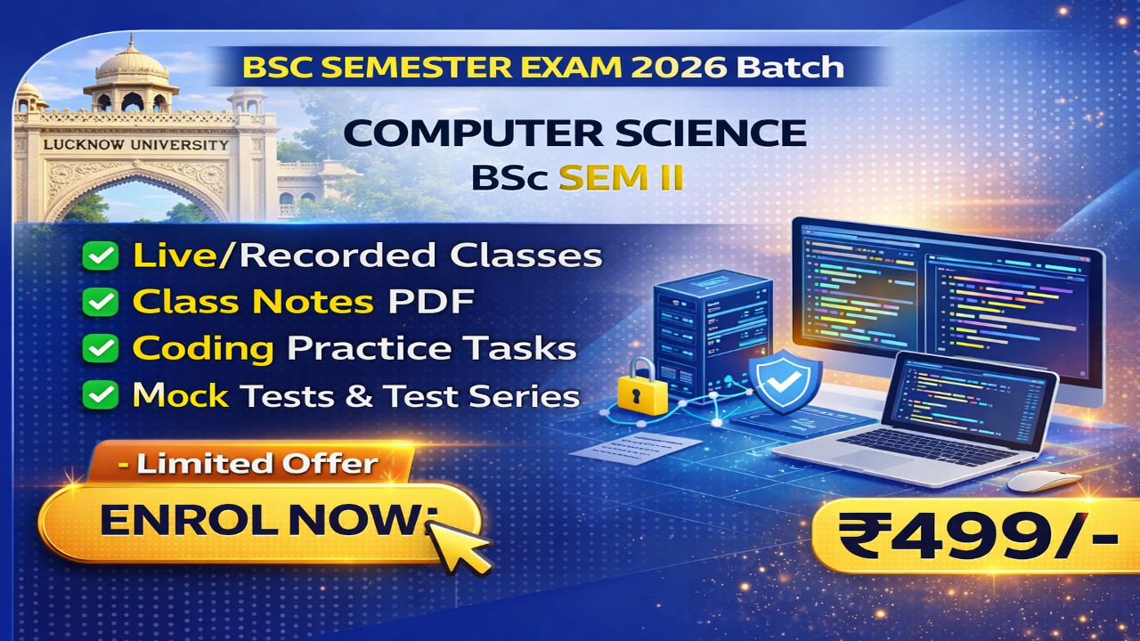 Computer Science BSC Semester II