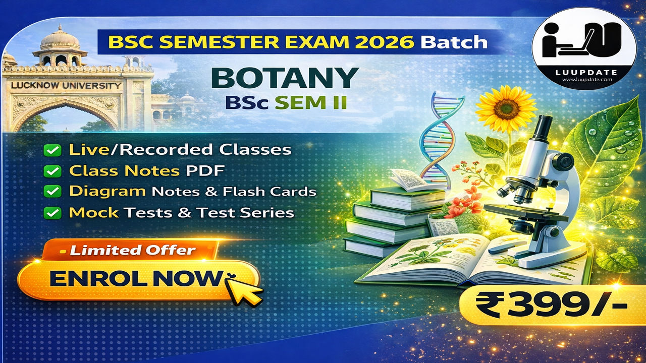 BOTANY BSC Semester II