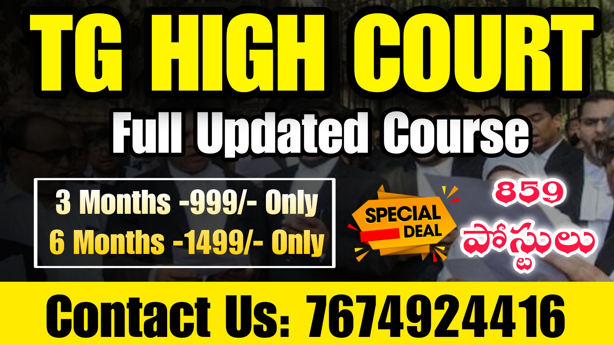 TG High Court Full Course E/M and T/M