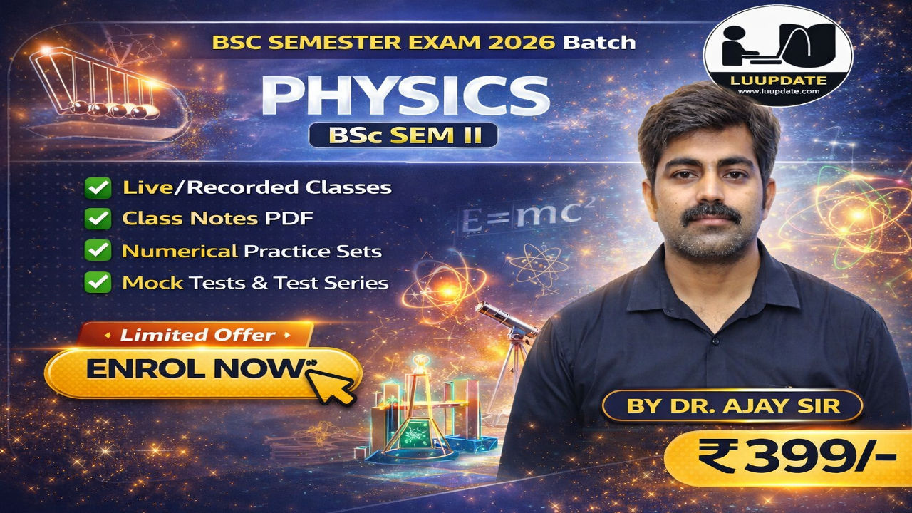 Physics BSC Sem II