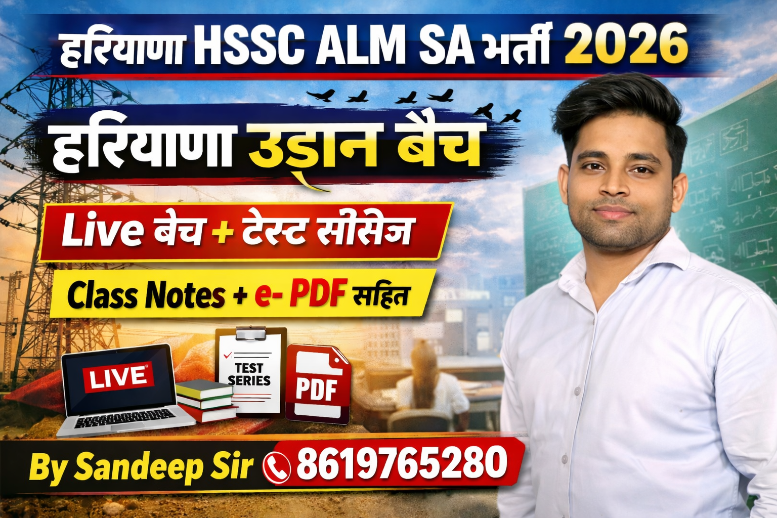 हरियाणा 'उड़ान' बैच (ALM, SA)