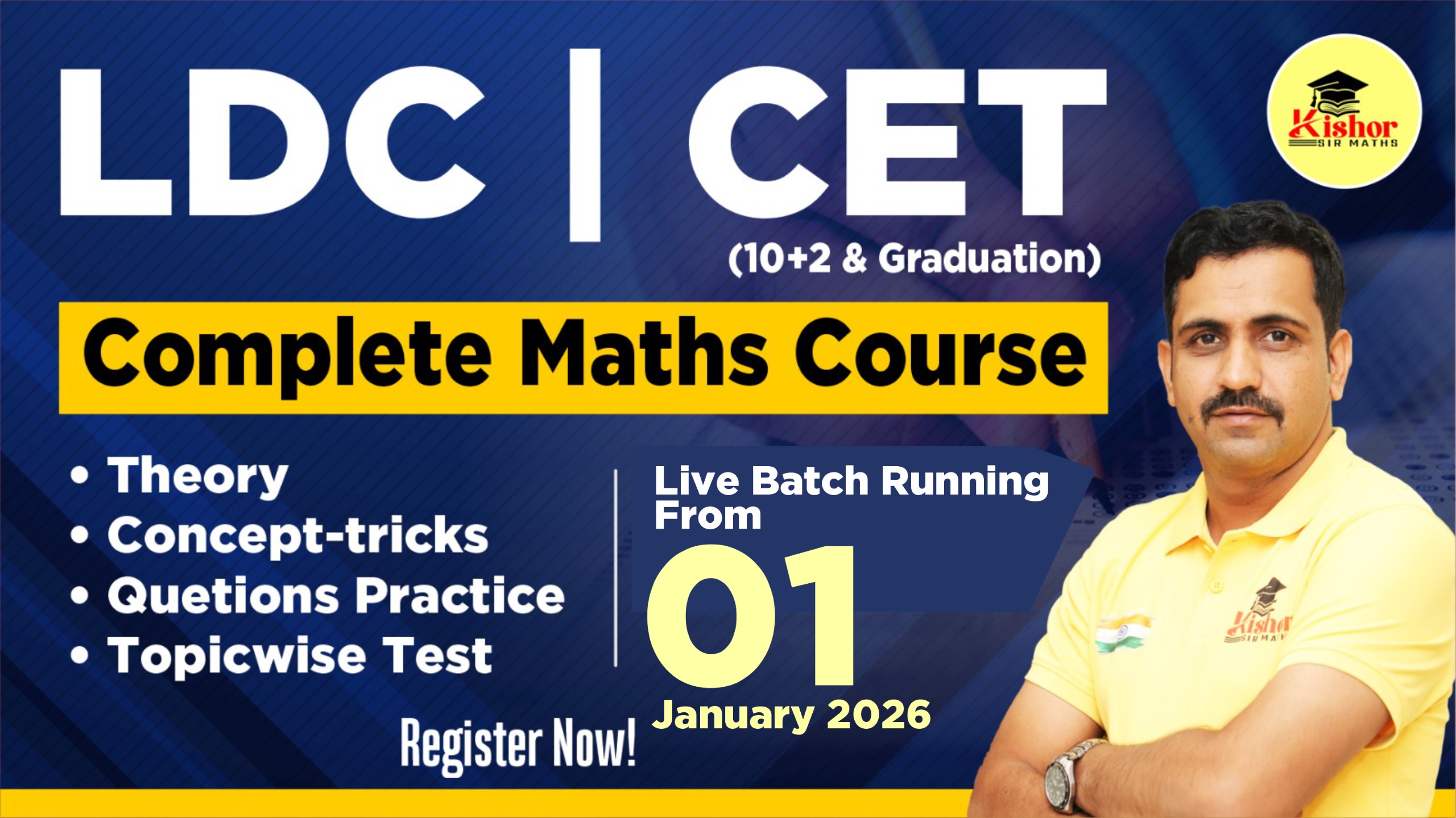 LDC+CET[10+2, GRADUATION]