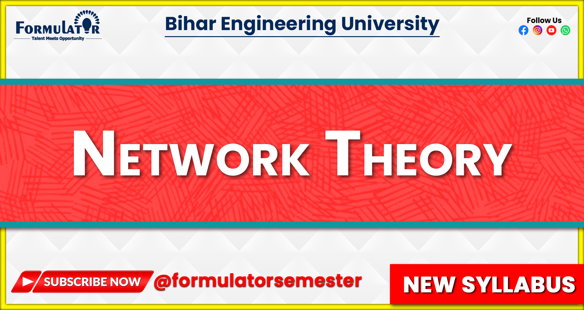 Network Theory New Syllabus