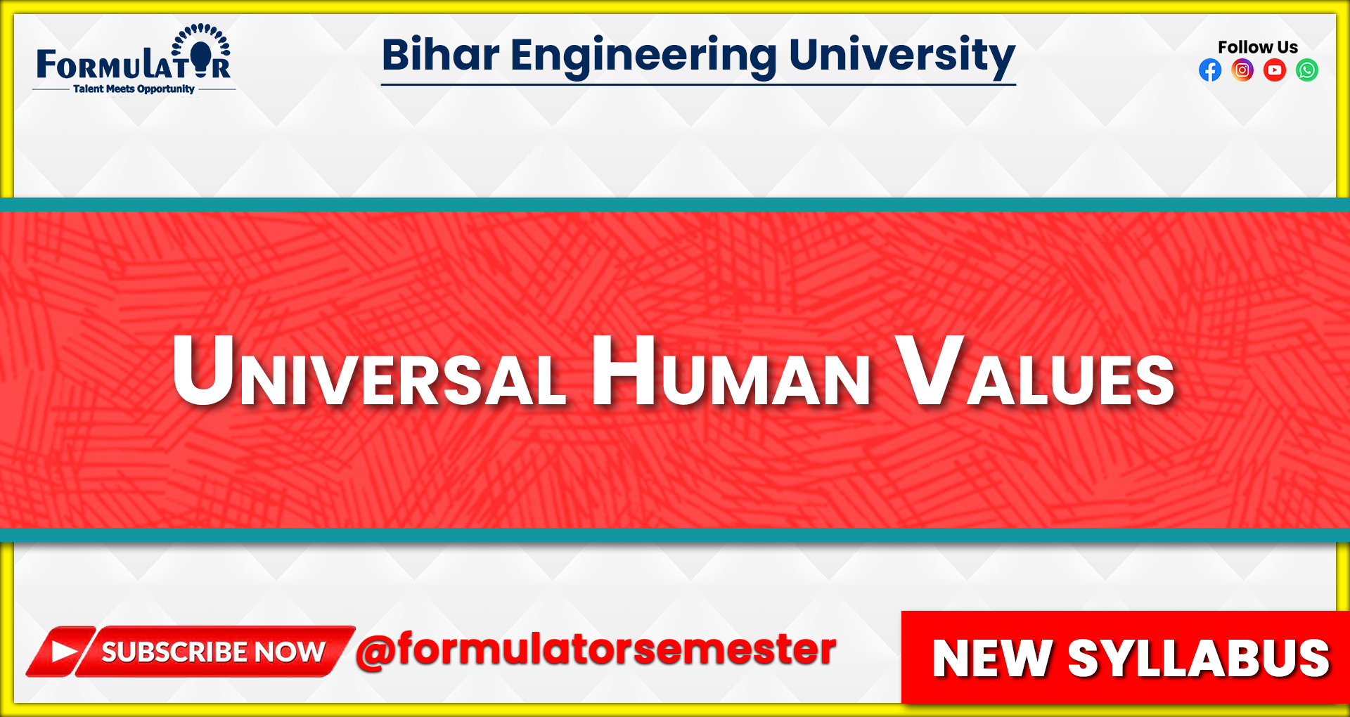 Universal Human Values