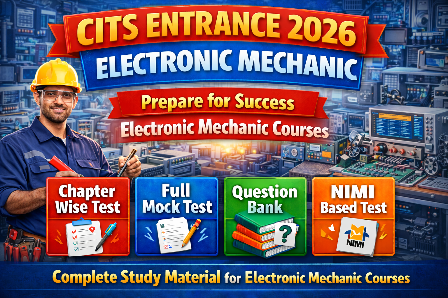CITS Electronic Mechanic Entrance Test and PDFs