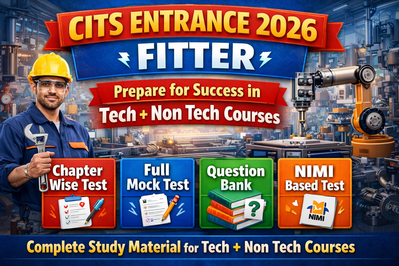 CITS Fitter Entrance Test and PDFs