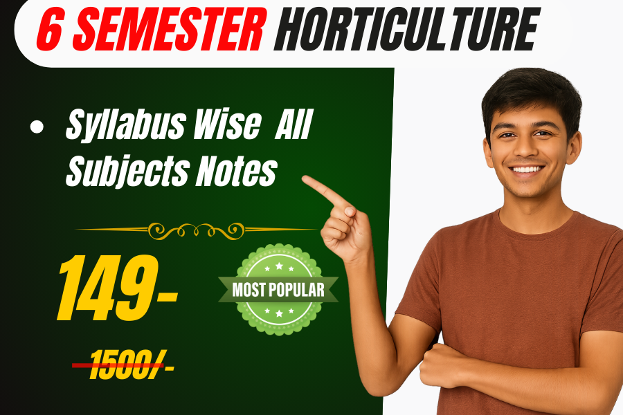 #6th Sem B.Sc. Horticulture