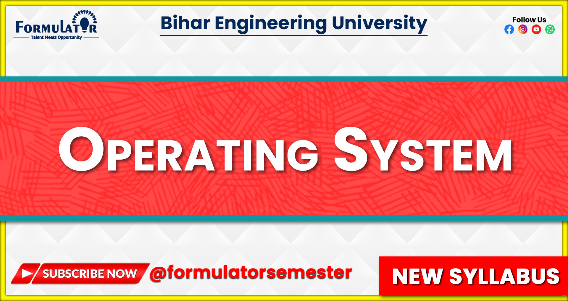 Operating System New Syllabus