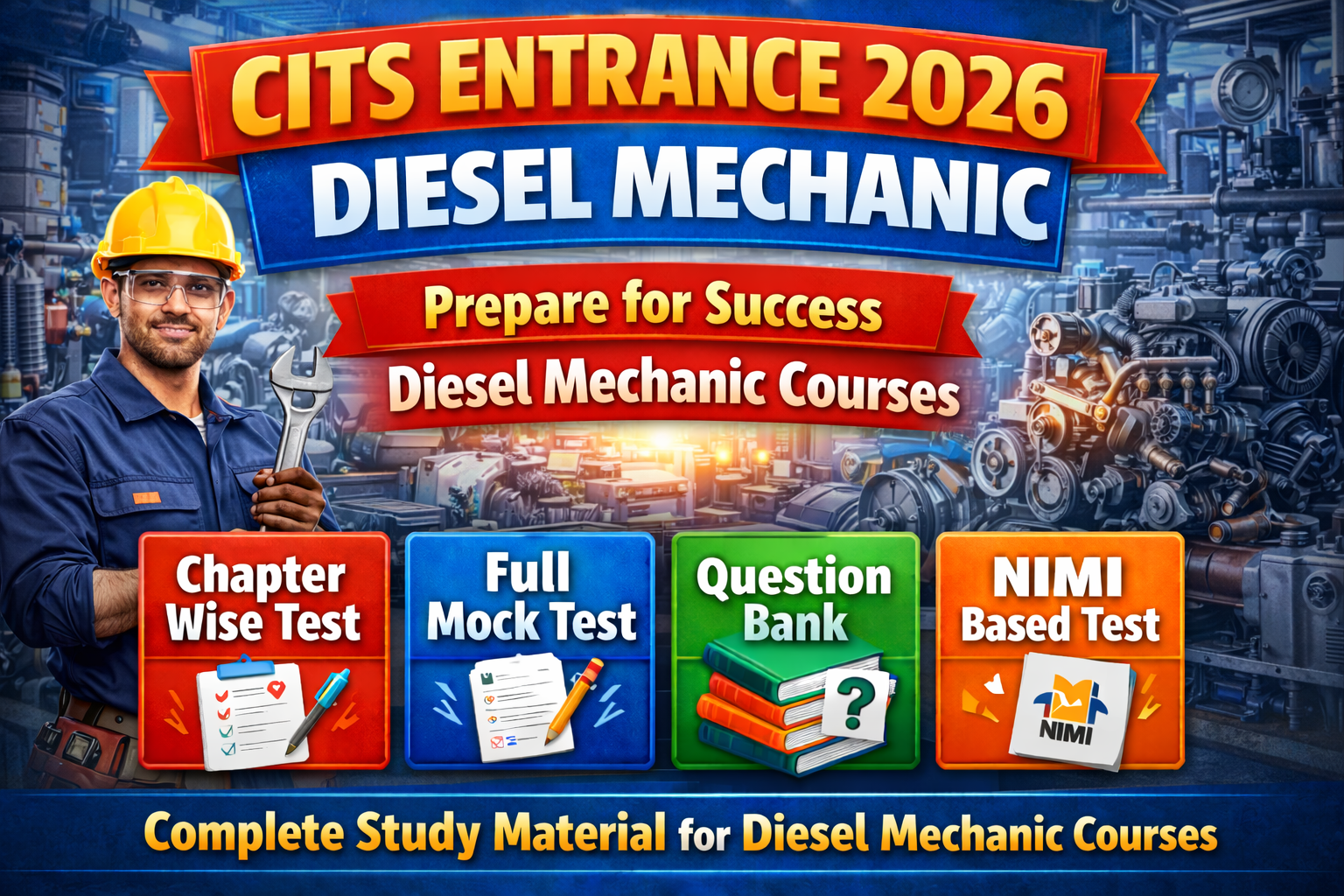 CITS Diesel Mechanic Entrance Test and PDFs