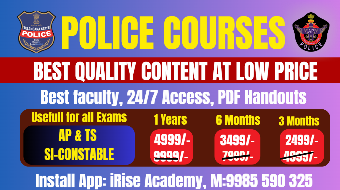 AP/TS SI-CONSTABLE 2.0 COURSE Updated