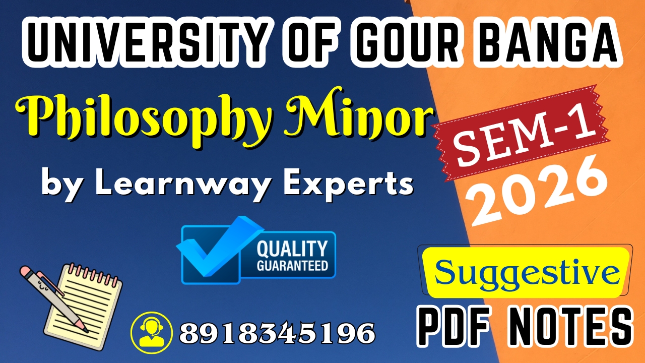 Sem-1 | Philosophy Minor 