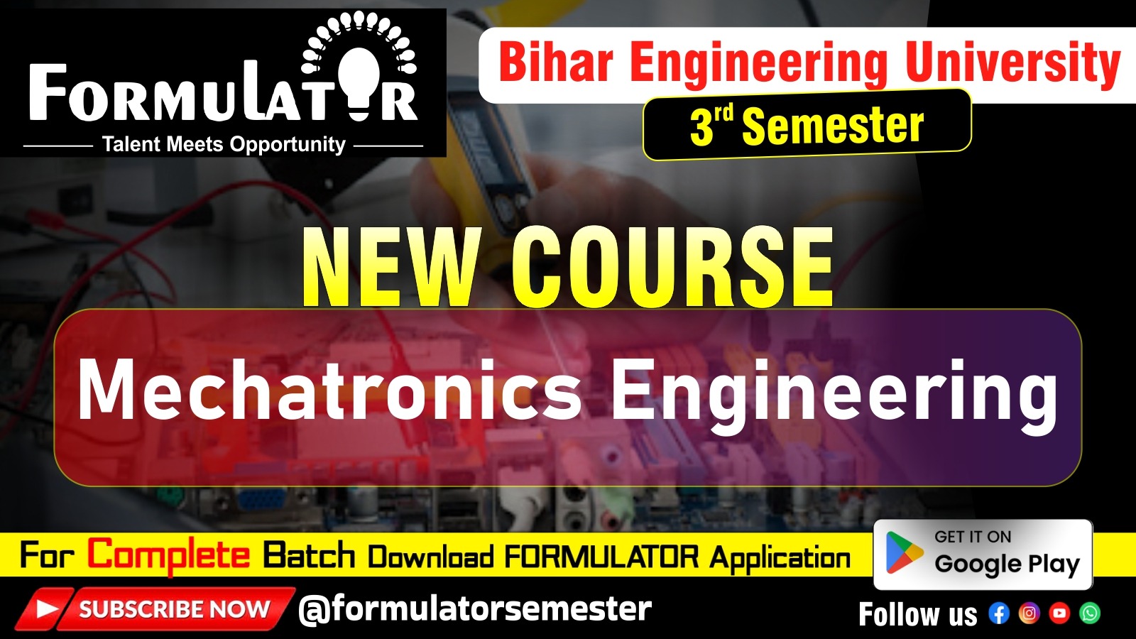 3rd Mechatronics Engineering Complete Course