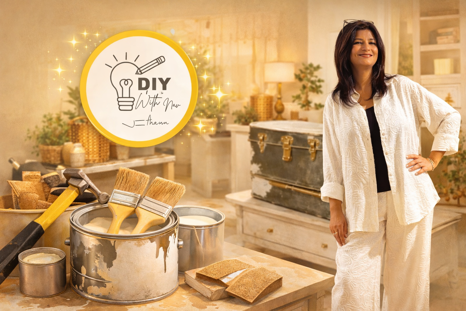 How to Paint a Metal Trunk